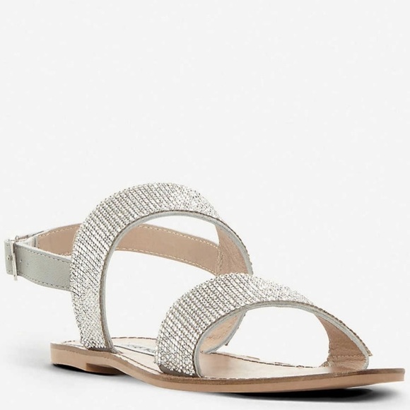 Steve Madden Marisa Rhinestone Strappy Sandals - Picture 5 of 10